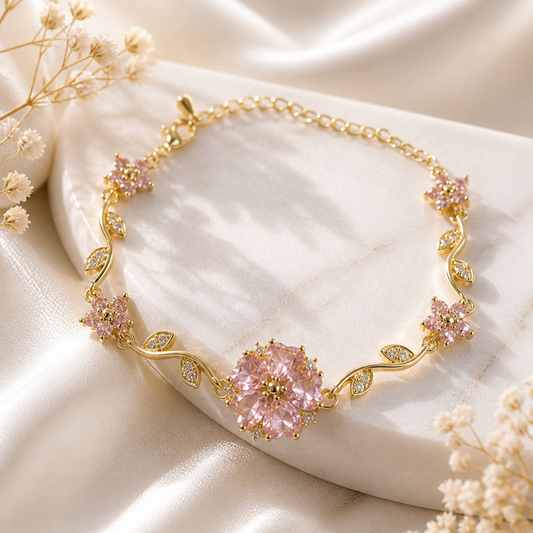 Blush Vine Blossom Bracelet
