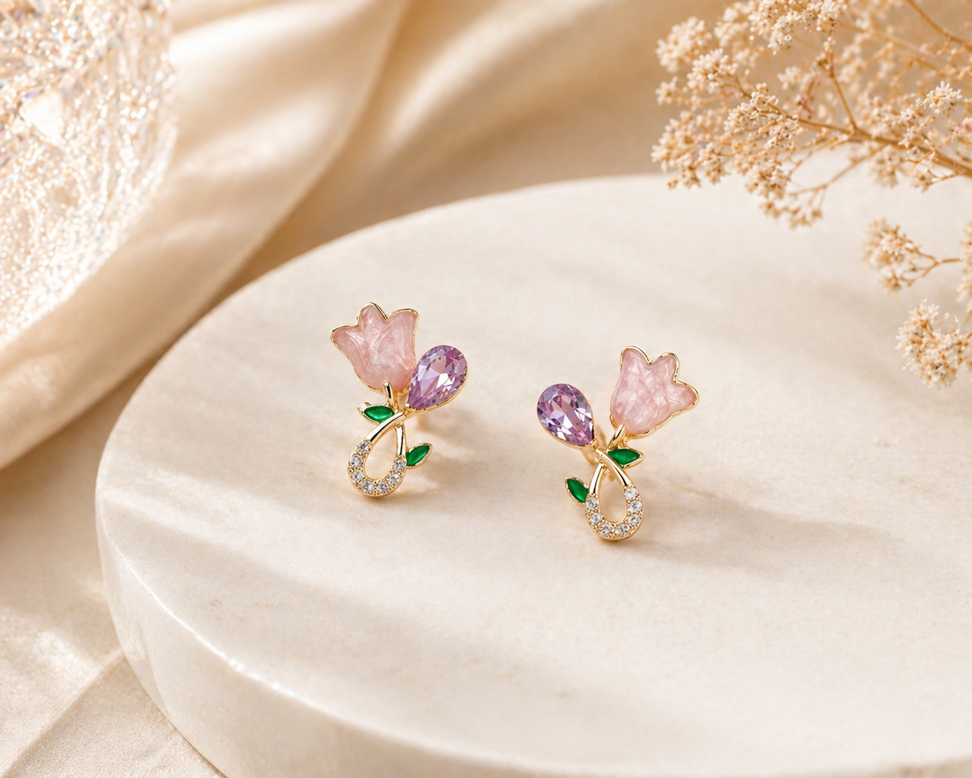 Blossom Crystal Earrings
