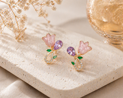 Blossom Crystal Earrings