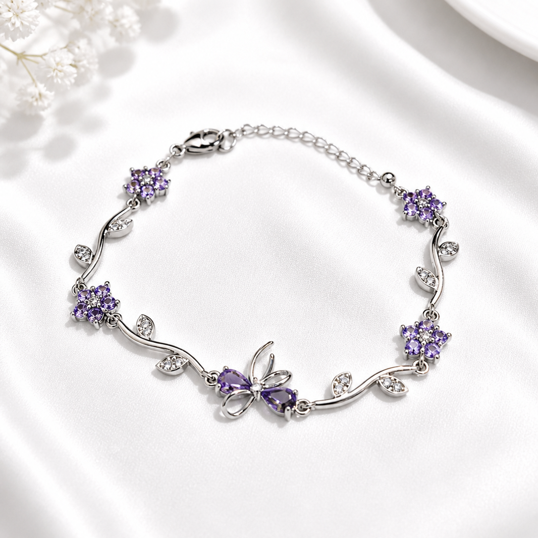 Bow Tulip Vine Bracelet