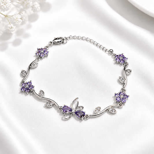 Bow Tulip Vine Bracelet