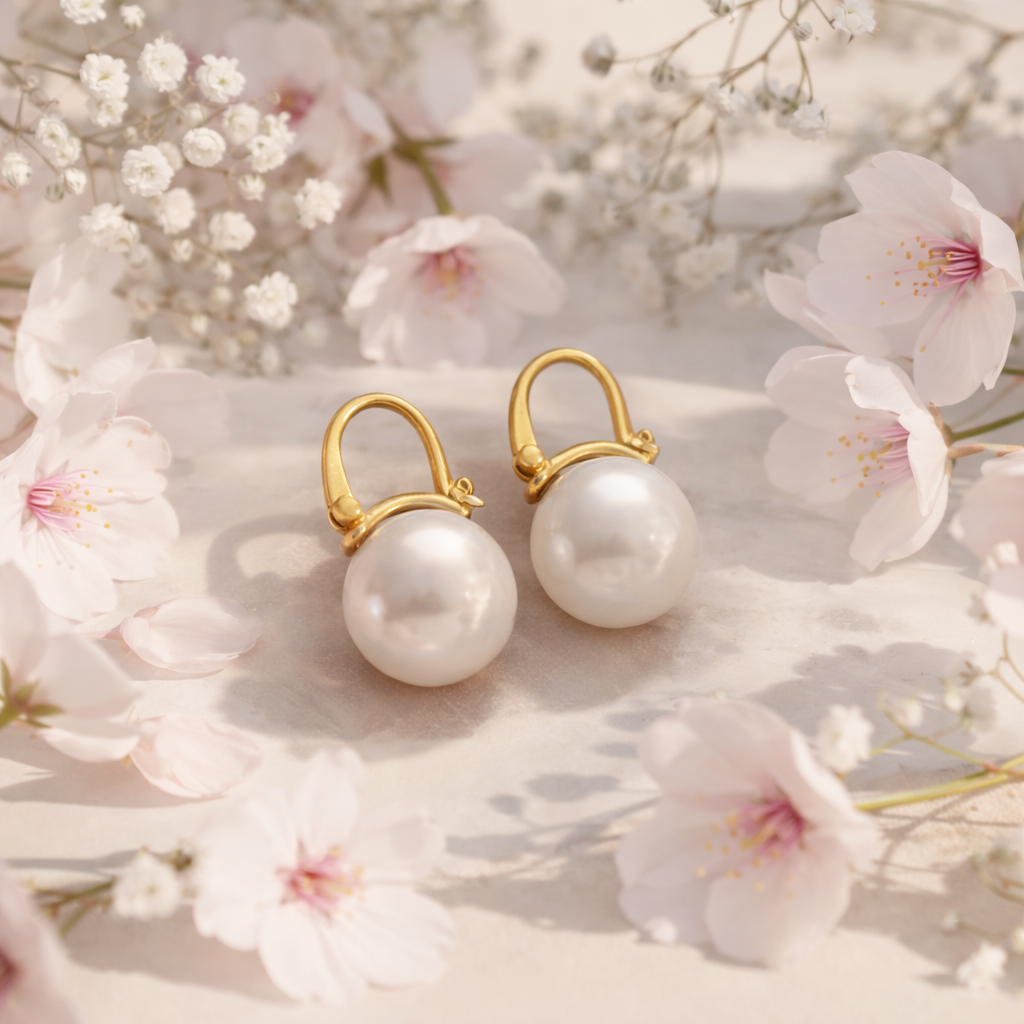 Classic Pearl Drop Earrings