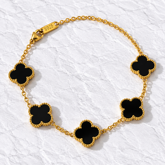 Black Clover Charm Bracelet