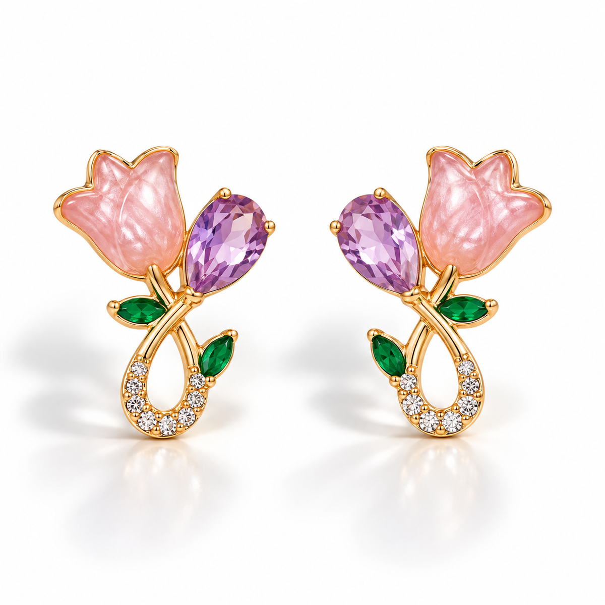 Blossom Crystal Earrings