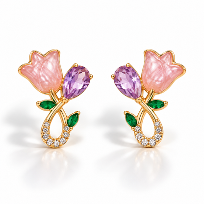 Blossom Crystal Earrings