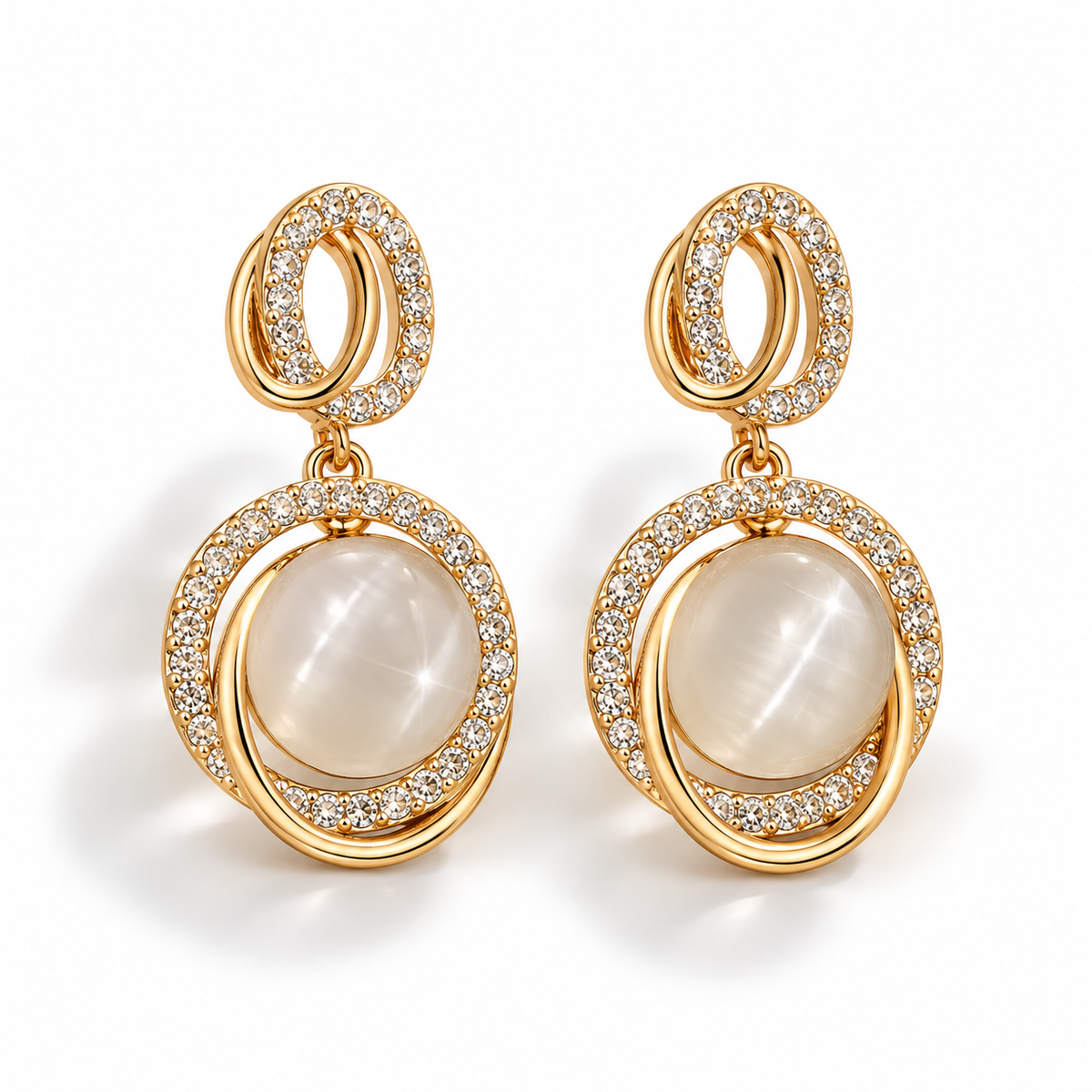 Moonlit Grace Drop Earrings
