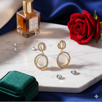 Moonlit Grace Drop Earrings